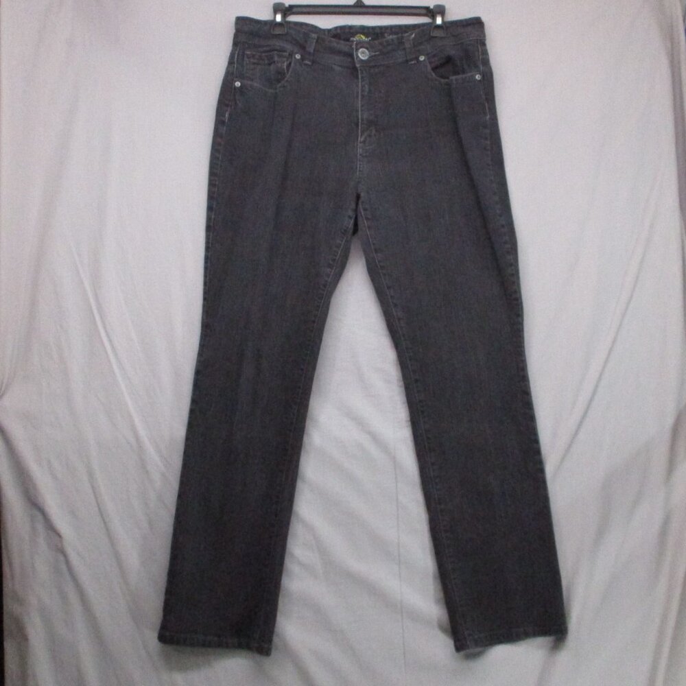 Jordache Straight Jeans Black Women Size | 16‎